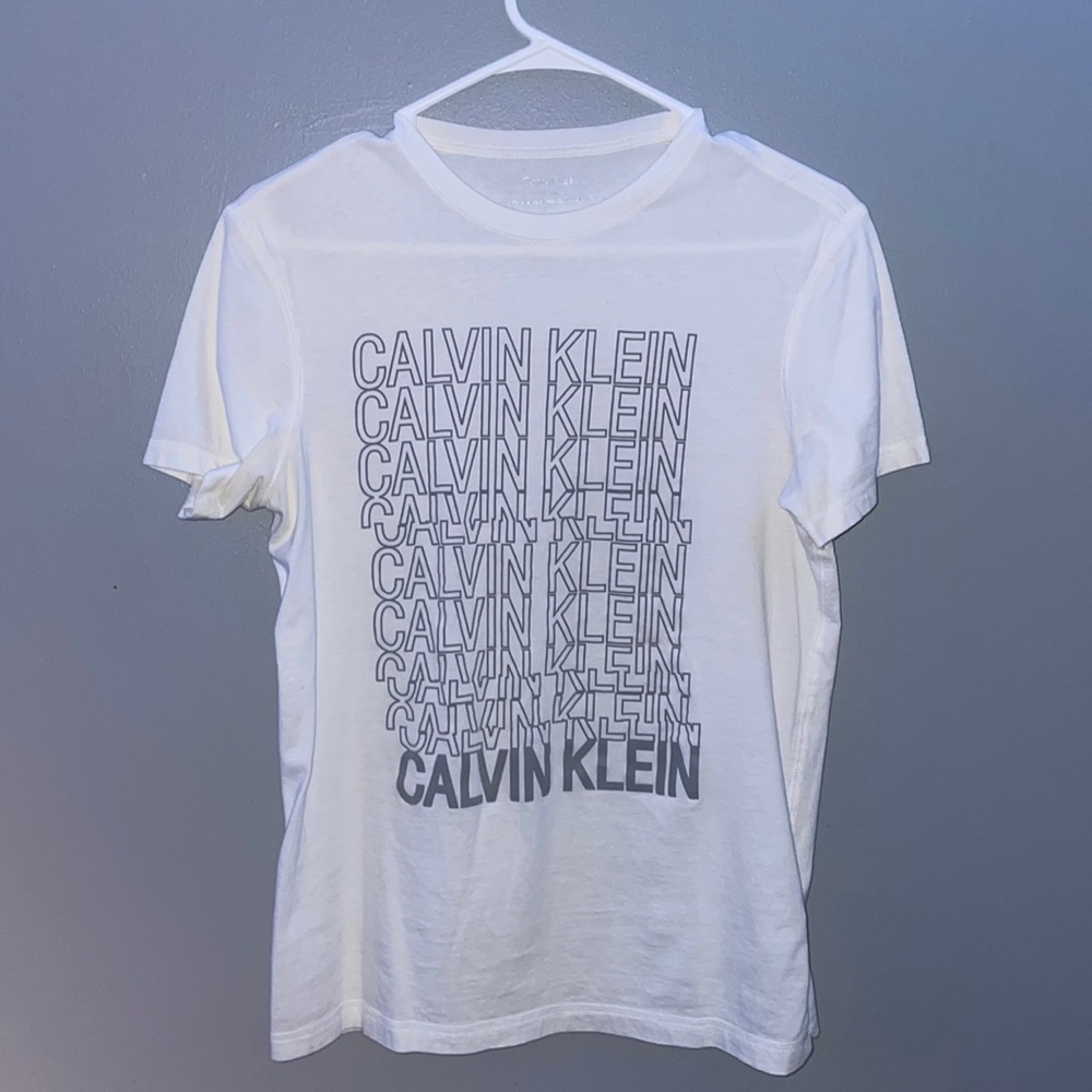 White Calvin Klein T-Shirt